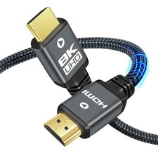 HDMI 2.1 Cable HDMI 8K@60hz 4K@120Hz 144Hz 240Hz Certified 48Gbps eARC ARC HDR10 picture