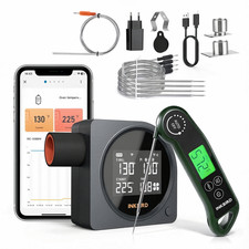 Inkbird Smoker Fan Temperature Controller Meat Thermometer 0.5s Ultra-fast Read picture