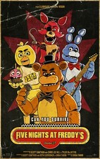 2023 Five Nights At Freddy's Movie Poster 11X17 Freddy Fazbear's Pizzeria 🍿 picture