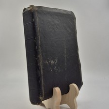 Vtg 1936 A.J. Holman Edition KJV Holy Bible Gift Round Lake Community Church IL picture