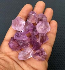 Top Quality 5 Pieces Unpolished Rough Natural Pink Amethyst Gemstone 16-20 MM picture
