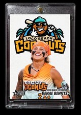 2026 Denae Benits Future Stars Rookie Card  Loco Beach Cocnuts Banana Ball picture