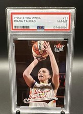 2004 FLEER ULTRA WNBA #91 DIANA TAURASI ROOKIE RC PSA 8 picture