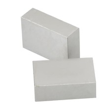 1 x 2 x 3 Inch Blocks No Holes Matched Pair Hardened Steel Plain (1