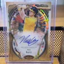 2026 Topps Tier One #T1XA-NK Nick Kurtz Tier One Xplosion Autographs Green #/20 picture