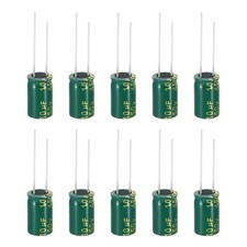 450V 10uF 10x17mm Aluminum High Frequency Electrolytic Capacitor Lot 10Pcs TV picture
