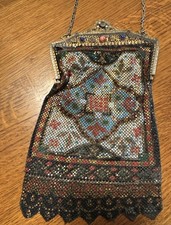Mandalian Manufacturing Antique Mesh Purse 1920s-1930s picture