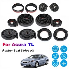 For Acura TL Door Rubber Seal Strips Weather Draft Wind Noise Reduction Kit s picture