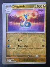 Dragonair 158/197 Reverse Holo -Error ( Miscut ) RAre  Obsidian Flames 00081 picture