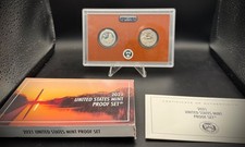 2021-S Washington Quarter GEM PROOF Clad 2 Coin Set w 2021 US MINT Box COA picture