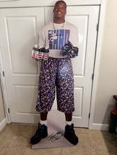 Vintage 1990s Shaquille O’Neal Pepsi Reebok Life Size Cardboard Standee Shaq picture