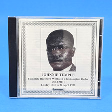 JOHNNIE TEMPLE COMPLETE RECORDED WORKS VOL 1 1935-1938 CD DOCUMENT BLUES OOP picture