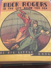 Rare 1934 Buck Rogers In The City Below The Sea #765 Big Little Book Excellent picture