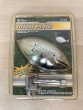 Vintage Bully CR-413 Stainless Steel Sport Hitch Plug Football - New Sealed picture