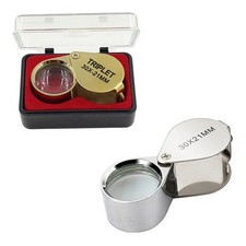 NEW 30X Jewelers Loupe Magnifier Jewelry Coin Loop Magnifying Glass Eye Pocket picture