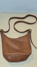 Vintage COACH 9950 Camel Brown Leather Shoulder Bag Janice Glove-Tanned Read Des picture