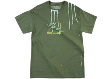 Rare Travis Scott Astroworld Live In Europe Olive Green Tee Shirt Size: L NEW picture