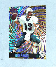 Vintage 1998 Pacific Revolution Shadows Football Card /99 Dan Marino $75 picture