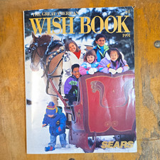 Sears Wish Book 1991 Winter Catalog Illustrated English Booklet Dept Store picture