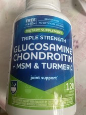 rite aid glucosamine chondroitin msm turmeric joint health 120 Pcs exp 01/2027 picture