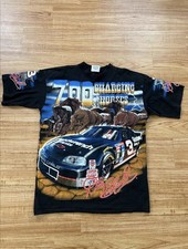 Vintage Dale Earnhardt T-Shirt Sz Large 700 Charging Horses Chase 1997 AOP Race picture