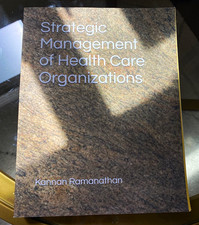 Strategic Management of Health Care Organizations Ramanathan PB 2013 English picture