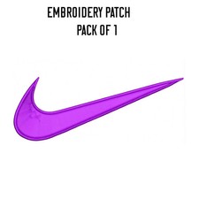 Sports Logo Swoosh Patch Embroidered Iron On Sew On Fashion Clothing Accessory picture