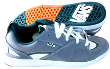 Vans Men's Skate Mixxa Suede Mesh Shoes Green Grey White Size 10 NIB picture
