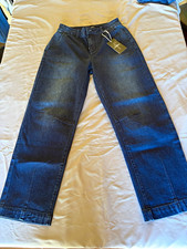 Flamingals Women’s XS Blue Straight Denim Jeans Dark Wash High Rise Stretch picture