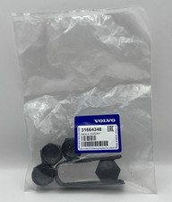 Genuine OEM Volvo 31664348 XC90 XC60 S60 Gray Caps for Locking Wheel Lugs Nuts picture