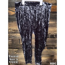 Torrid Grey Velvet Pants (with pockets) picture
