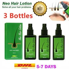 3x Neo Hair Lotion Hair Growth Root Treatment Original Nutrients Longer Hair picture