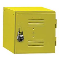 Equipto 121212 Yellow Box Locker, 12 In W, 12 In D, 12 In H, (1) Tier, (1) picture