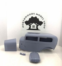 1/8 Scale 3D Resin Printed 32 Ford Tudor Chopped Hotrod Body Hood Grille Only picture