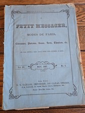Petit Messager May 1867 Antique Literature, Patrons, Beaux, Arts picture