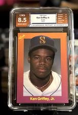 1989 Classic Travel Orange #131 Ken Griffey Jr. (RC) C3G 8.5 NM Vintage picture