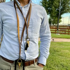 Personalized Leather Lanyard picture