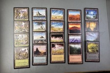 20 Basic Land—MIRAGE—1x of each art—LP to NM Condition—Vintage Magic Lot picture