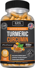 Turmeric Curcumin with Black Pepper, 1950mg, 90 Capsules picture
