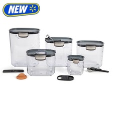 ProKeeper+ 9-Piece Baker's Storage Container Set with Airtight Seal for Pantry O picture