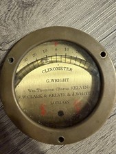 vintage Clinometer ships maritime London picture