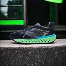 Puma Mens Xetic Sculpt Beyond Running Shoes Size 11.5 US Black Green 387658-02 picture
