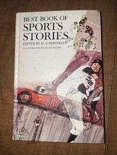 Best Book of Sports Stories 1966 M A Donnelly Vintage Illustrated Hardcover picture