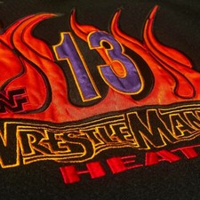 Vintage WWF 1997 WrestleMania 13 Heat Wrestling Jersey Shirt XL picture