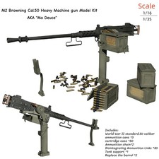 1/16 M2 Browning .50 Cal Heavy Machine Gun Ma Deuce Resin Model Kit WWII picture