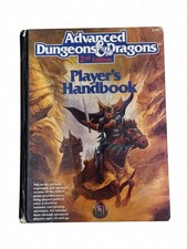 Vintage 1989 AD&D Player's Handbook 2nd Edition Hardcover TSR 2101 D&D picture