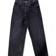AGOLDE 90s Pinch Waist Cropped High-Rise Straight Leg Jeans Sz 26 picture