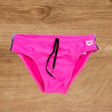 Arena men pink color Icon Swim Brief swimwear swimsuit size 34 36 picture