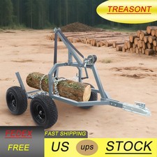 ATV Log Skidding Arch and Holder 1600 LBS Capacity, 16in. Dia. Wheel USA Ship picture