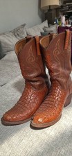  Lucchese Caiman Skin Cowboy Boots picture